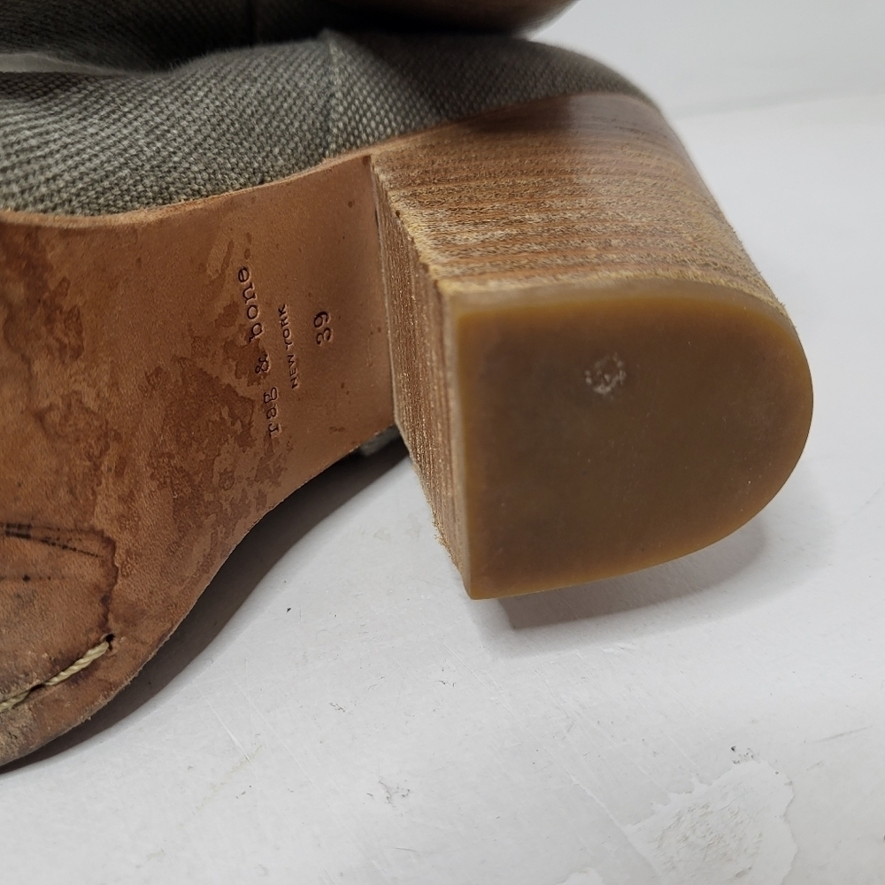 Rag & Bone Newbury Canvas Ankle Boot Size 9 - Picture 2 of 9